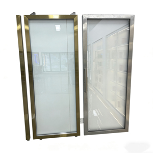 Refrigerated Double-Temperature Air Cooling Glass Door Catering Service Restaurant Display Seasonings <b>Fresh</b> <b>Vegetables</b> clear - Product Image 5