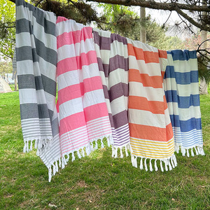 Telo da bagno turco per SPA spiaggia piscina palestra e bagno <span class=keywords><strong>serie</strong></span> classica telo mare turco - Product Image 2