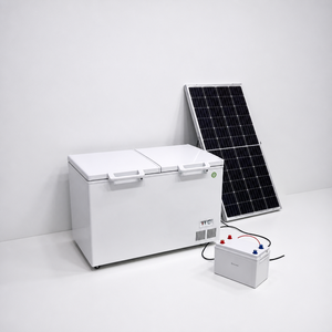 Congélateur solaire <span class=keywords><strong>200L</strong></span> DC 12V 24V, réfrigérateur <span class=keywords><strong>coffre</strong></span> à énergie solaire, système de refroidissement profond pour usage domestique hors réseau - Product Image 5
