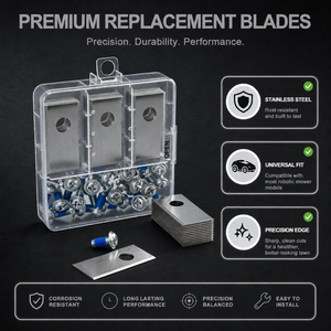 Con tornillos compatibles - Juego de repuesto de 9/30/45 piezas, cortacésped robótico universal de alta calidad apto para las marcas <span class=keywords><strong>Worx</strong></span> <span class=keywords><strong>Landroid</strong></span> - Product Image 5