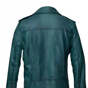 Blouson d'hiver en cuir pour homme très demandé avec col montant, design personnalisé, imperméable et respirant - Product Image 2