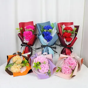 Venta al por mayor de fábrica, flores rosas de seda individuales, 3 cabezas, flor de Rosa artificial grande, decoración de boda para el hogar, flor Artificial