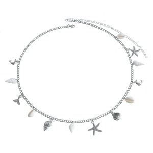 Summer Ocean Beach Style Shell Starfish Conch Pendentif Chaîne de taille Femmes <span class=keywords><strong>Layd</strong></span> Chaînes de corps Ceinture Accessoires Femme - Product Image 6
