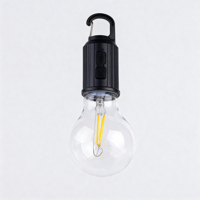 High Brightness ABS Portable LED Lantern for Camping Outdoor IP65 Solar Power Emergency Light with Type-C Charge Hook & Fishing