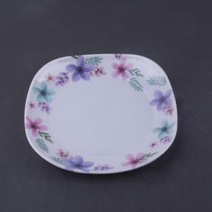 Plato de Melamina Cuadrado con Diseño de Plantas, Económico, para Uso en el Hogar o Restaurantes, 9.5 Pulgadas, Ecológico y Duradero - Product Image 5