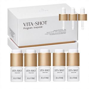 Ampolla Líquida Iluminadora ILUTINE con Vitamina C Estabilizada para el Rostro, Tono Uniforme y Luminosidad, Absorción Rápida para Hombres y Mujeres, 4 Semanas - Product Image 1