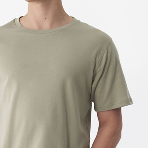 T-shirt basique classique pour homme, coupe confortable, t-shirt en coton uni pour homme, couleur unie, coupe régulière, manches courtes, col rond, t-shirt en coton - Product Image 3