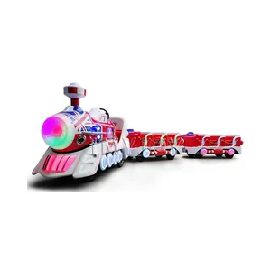 Commercial amusement park ride on happy plaza car kids electric thomas trains