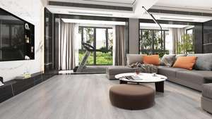 Parquet en bois massif de Chevron, parquet en chêne blanc européen, grade AB Multiplier - Product Image 4