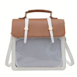 Custom Women Contrast Color Flap Crossbody Handbag Fashion <b>Small</b> Shoulder <b>Purse</b> OEM/ODM Custom Logo Accepted - Product Image 4
