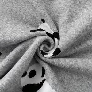 Suéter Infantil de Punto Grueso con Diseño de Panda, Cuello Redondo, para Otoño/Invierno, Algodón Suave, Top para Bebé - Product Image 6