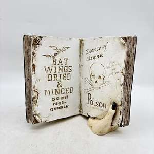 Personalización de un Accesorio Decorativo de Resina para Halloween: Mano de Bruja Espeluznante Sosteniendo un Libro de Hechizos Hocus Pocus, Ideal como Regalo - Product Image 3