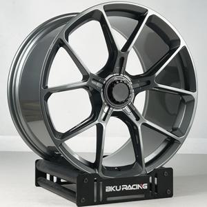 Jantes Bku forgées à blocage central 5x130 pour <span class=keywords><strong>Porsche</strong></span> <span class=keywords><strong>911</strong></span> GT3 Turbo RSR 918 <span class=keywords><strong>Spyder</strong></span> 718 19 20 21 pouces, jantes en alliage monobloc personnalisées - Product Image 1