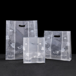 Bolsas de Plástico para Llevar, Material HDPE, Desechables, para Bebidas, Acabado Mate Personalizado - Product Image 1