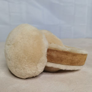 Shearling-orejeras de piel auténtica para mujer, orejeras de felpa, calentador de orejas, para invierno - Product Image 1