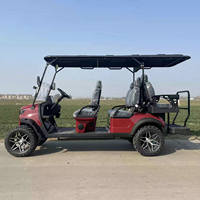 Voiturette de golf électrique 4 places Best Street avec contrôleur, batterie lithium 48V, châssis en aluminium, vitesse 30 km/h, autonomie 90 km
