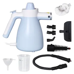 2023 New Factory Supplier Handheld Cleaning Appliance Blue White Steam Cleaner