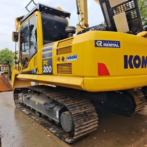 Mini-excavatrice Komatsu PC200-6 d'occasion, importée du Japon, 20 tonnes, moteur de haute qualité, boîte de vitesses, PLC - Product Image 2
