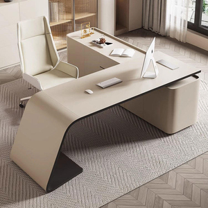 Ceo scrivania ufficio Paint-cotto tavolo capo <span class=keywords><strong>fabbrica</strong></span> vendita diretta vendita calda di lusso facile installazione scrivania da ufficio - Product Image 4
