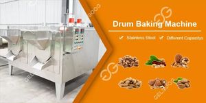 เครื่องคั่วถั่วลิสงอัตโนมัติแบบใช้แก๊สขนาดเล็ก พร้อมถังไฟฟ้าคู่ สำหรับคั่วถั่วลิสง - Product Image 3