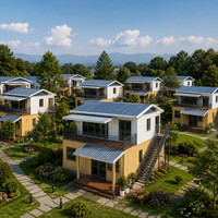 Solution de maison modulaire préfabriquée isolée à installation rapide et abordable pour les communautés résidentielles modulaires