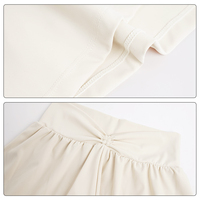 Shorts de danse respirants et confortables pour femmes et adolescentes, pantalons de sport actifs à taille plissée, pantalons de yoga, shorts de danse