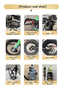 Motocicleta Todoterreno GX-CQR-PR300 de 21 HP, Transmisión de 6 Velocidades, Motor Monocilíndrico de 4 Tiempos Refrigerado por Aire, Frenos de Disco Dobles - Product Image 5