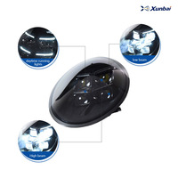 Phare LED matriciel Plug and Play pour Porsche 911 991.2 2013-2018, avec feux de jour bleus à commande tactile et clignotants, remplacement direct pour une mise à niveau facile