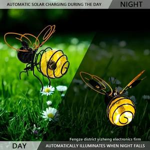 Boyid ไฟพลังงานแสงอาทิตย์สำหรับตกแต่งสวนแมลงผึ้งโลหะแขวนกลางแจ้ง - Product Image 6