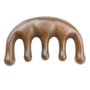 Five Tooth Wooden <b>Comb</b> Large <b>Wide</b> Tooth Home Use For Men Women Students Children - Product Image 5
