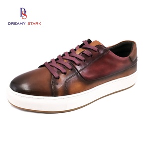 Dreamy Stark High-quality Slip-on Genuine Leather Loafers Fashion Breathable Flat Sneaker <b>Shoes</b> Men Spring Autumn <b>Wedding</b> Office - Product Image 2