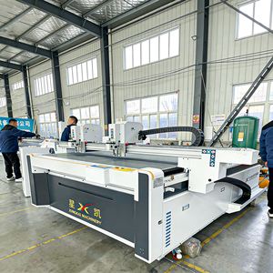 Máquina de <span class=keywords><strong>Corte</strong></span> de Cuero de Doble Cabezal Intercambiable 1625, Venta Directa de Fábrica, Cortadora Automática para Zapatos y Bolsos - Product Image 2