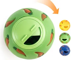 制造定制狗玩具橡胶球咀嚼分配器泄漏食物游戏球互动宠物牙齿出牙训练玩具