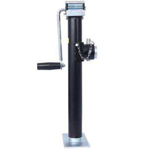 Db Pipe-Mount Swivel <b>Trailer</b> <b>Jack</b> 5000 Lbs 15-1/2 Inches Vertical Travel Black Weld-On - Product Image 3