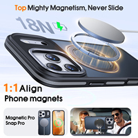 Coque de téléphone magnétique multicolore à 360 degrés, prix de gros, pour iPhone 15 Pro Max et iPhone 17 Pro Max