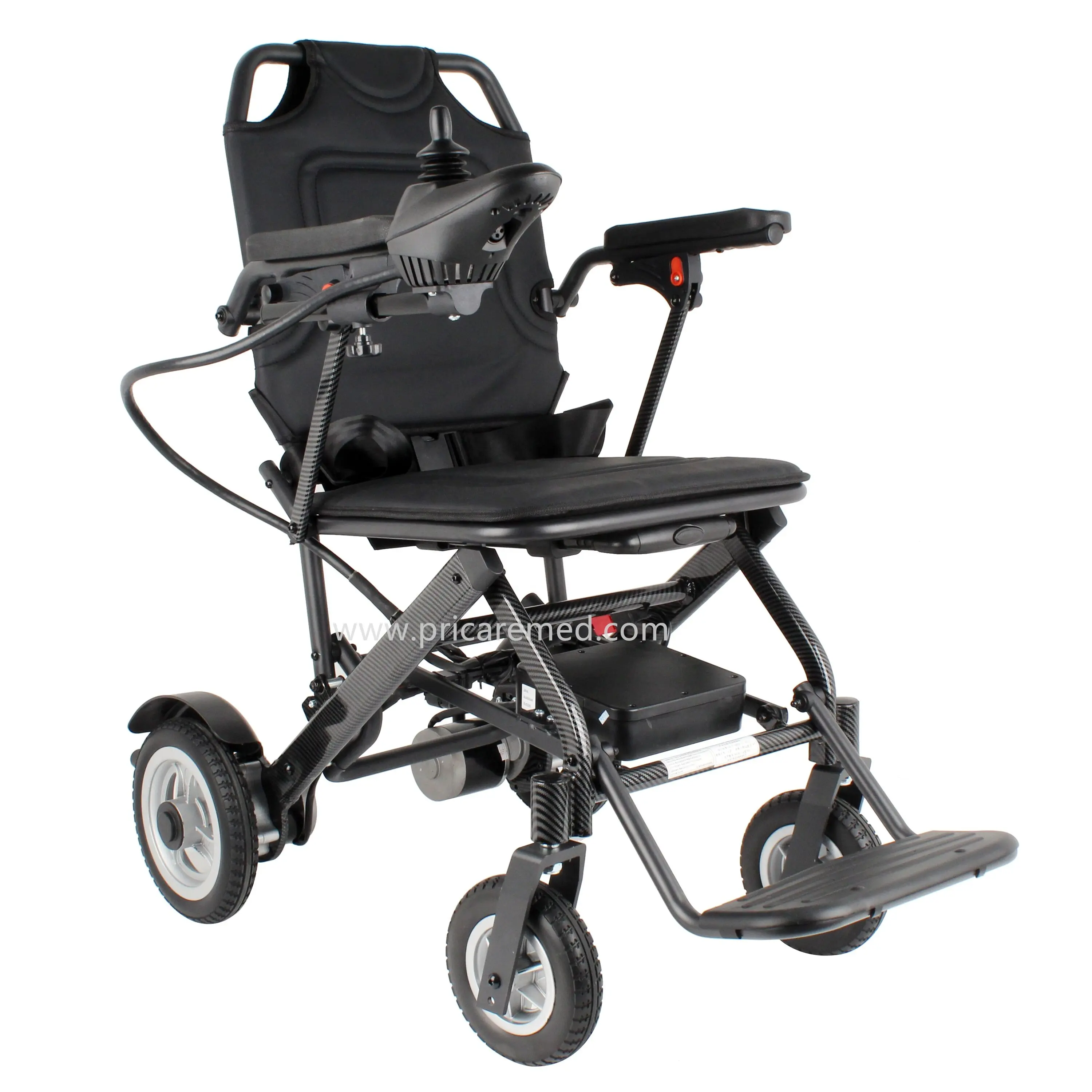 Automatic travel foldable electric wheelchair lightweight silla de ruedas de fibra de carbono with lithium battery