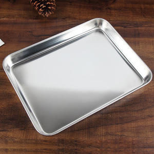 Teglia da Forno <span class=keywords><strong>Rettangolare</strong></span> Usa e Getta in Acciaio Inox 304 Antiaderente, Spessore 2,5 cm, <span class=keywords><strong>per</strong></span> Biscotti, <span class=keywords><strong>Torte</strong></span>, Rotoli, Crostate, Nougat - Product Image 2