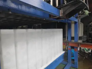 BOLANG 304 pabrik baja tahan karat pendingin langsung komersial mesin es blok efisiensi tinggi