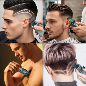 Cortadora de pelo eléctrica inalámbrica profesional, <span class=keywords><strong>la</strong></span> <span class=keywords><strong>mejor</strong></span> máquina de peluquero de acero inoxidable con alimentación USB recargable <span class=keywords><strong>para</strong></span> el hogar en inglés - Product Image 4