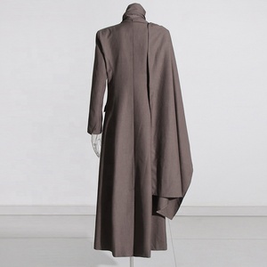 OUDINA nuova moda invernale Casual irregolare sciarpa scialle giacca a vento <span class=keywords><strong>cappotto</strong></span> lungo Trench da donna - Product Image 4