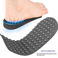 Semelles rehausseuses pour hommes et femmes, coussinets de talon, équilibrant la différence de hauteur des jambes, demi-semelles rehausseuses