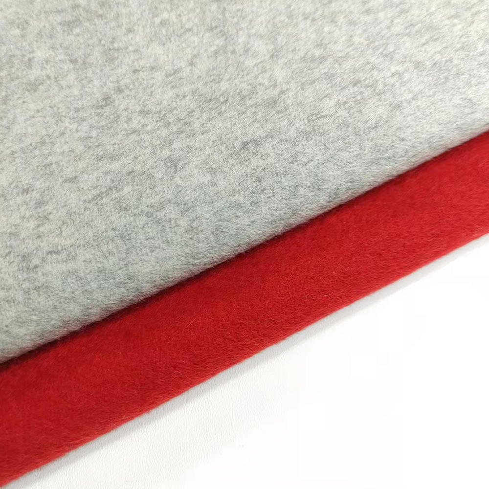 High Quality 480gsm 60 Wool 20 Cashmere Double Sided Cashmere Wool Fabric