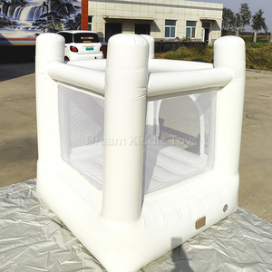 Castillo Inflable Silencioso Sin Cables, Castillo Brincolín Blanco para Niños, Enviado en Bolsa de Transporte - Product Image 2