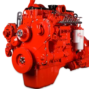295kw नई डीजल जनरेटर के लिए 6 सिलेंडर डीजल इंजन Hino ट्रक ISL9.5 इंजन assy के लिए उपयोग