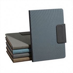 Carnet A5 en PU avec couverture rigide, porte-cartes, boucle magnétique, agenda de haute qualité, logo personnalisé pour entreprise, cadeaux d'affaires - Product Image 1