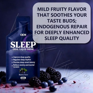 Liquide oral <span class=keywords><strong>de</strong></span> qualité supérieure pour le sommeil avec couleur personnalisée, supplément <span class=keywords><strong>de</strong></span> mélatonine pour adultes, améliore le repos nocturne - Product Image 3