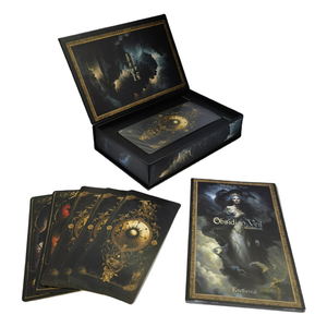 Cartes <span class=keywords><strong>Oracle</strong></span> Impression Personnalisée avec Boîte Cartes de Tarot 300-350 GSM Utilisation Familiale Écologique Recyclable avec Livre Guide - Product Image 1