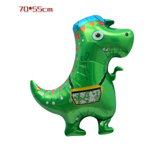 Ballons en aluminium motif dinosaure de dessin animé pour sac à dos, ballons jouets mignons en forme de dinosaure pour accessoires de décoration de fête - Product Image 5