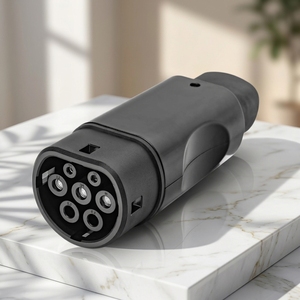 Adaptateur EV 32A AC NACS vers <span class=keywords><strong>Type</strong></span> <span class=keywords><strong>2</strong></span>, <span class=keywords><strong>prise</strong></span> de conversion <span class=keywords><strong>Tesla</strong></span> vers IEC 62196 pour voitures électriques européennes - Product Image 3