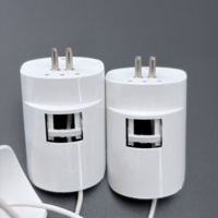 Interrupteur DIP LN T8 T5 allongé, capuchon de lampe à aiguille partielle, vis, accessoires LED en plastique, tube PC, prise d'alimentation, jardin, AC 85-265V